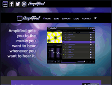 Tablet Screenshot of amplifindapp.com